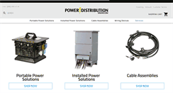 Desktop Screenshot of powerdistributiononline.com